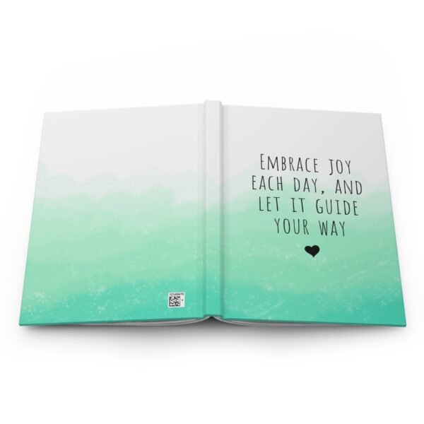 Embrace Joy Each Day Hardcover Journal – Lined Notebook