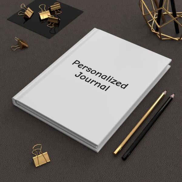 Personalized Hardcover Journal – Lined Notebook