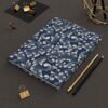 Vintage Baroque Damask Pattern Hardcover Journal – Lined Notebook