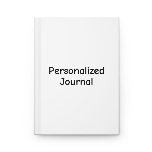 Personalized Hardcover Journal – Lined Notebook