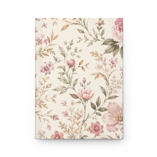 4750006737587954588_2048.jpeg Elegant Vintage Floral Pattern Hardcover Journal – Lined Notebook