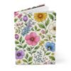 Blooming Garden Floral Pattern Hardcover Journal – Lined Notebook