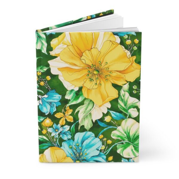 15345477527619042534_2048.jpeg Emerald Garden Floral Hardcover Journal – Lined Notebook