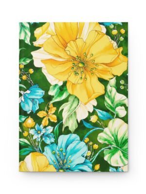 7391963205985654716_2048.jpeg Emerald Garden Floral Hardcover Journal – Lined Notebook