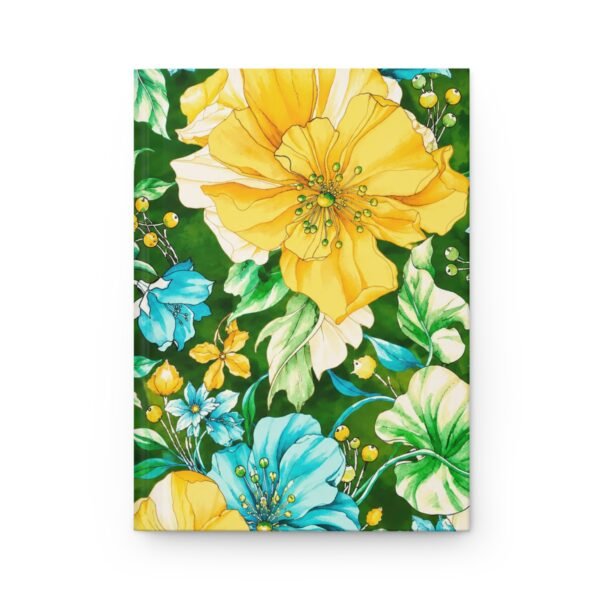7391963205985654716_2048.jpeg Emerald Garden Floral Hardcover Journal – Lined Notebook